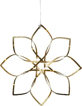 Amaze Hängande dekoration 40 cm, mässingsfärgad guld
