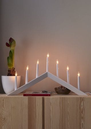Arrow Ljusstake 69 cm - vit - Inredning - Julpynt & helgdekoration - Julpynt & juldekoration