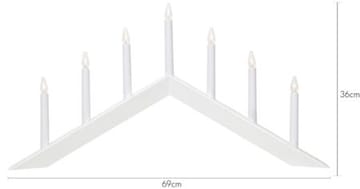 Arrow Ljusstake 69 cm - vit - Inredning - Julpynt & helgdekoration - Julpynt & juldekoration