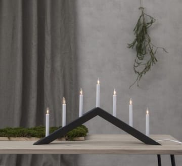 Arrow Stor Adventsljusstake 69 cm - Elljusstake i Trä för Fönster - Mörkgrå - Inredning - Julpynt & helgdekoration - Julpynt & juldekoration