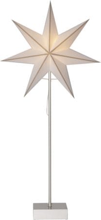 Astro Stjärna på fot 35 cm - vit och beige - Inredning - Julpynt & helgdekoration - Julpynt & juldekoration