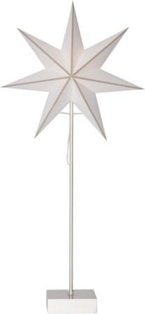 Astro Stjärna på fot 35 cm - vit och beige - Inredning - Julpynt & helgdekoration - Julpynt & juldekoration