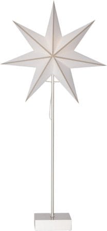 Astro Stjärna på fot 35 cm - vit och beige - Inredning - Julpynt & helgdekoration - Julpynt & juldekoration