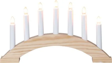 Bea Ljusstake 39 cm - naturfärgad - Inredning - Julpynt & helgdekoration - Julpynt & juldekoration