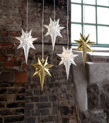 Betlehem Liten Adventsstjärna 25 cm - Jullampa i metall - Mässing - Inredning - Julpynt & helgdekoration - Julpynt & juldekoration