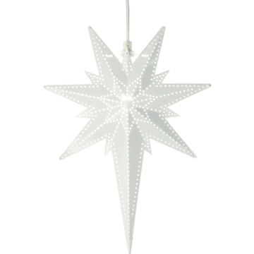 Betlehem Liten adventsstjärna 25 cm - Jullampa i metall - Vit - Inredning - Julpynt & helgdekoration - Julpynt & juldekoration