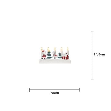 Billy Ljusstake 28 cm - flerfärgad - Inredning - Julpynt & helgdekoration - Julpynt & juldekoration