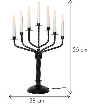 Bore Ljusstake 38 cm - svart - Inredning - Julpynt & helgdekoration - Julpynt & juldekoration