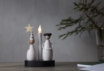 Christmas Joy Ljusstake 16 cm - vit - Inredning - Julpynt & helgdekoration - Julpynt & juldekoration