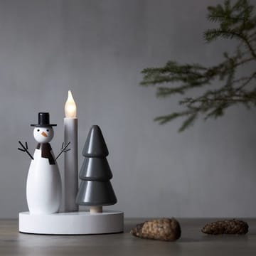 Christmas Joy Ljusstake 16 cm - vit - Inredning - Julpynt & helgdekoration - Julpynt & juldekoration
