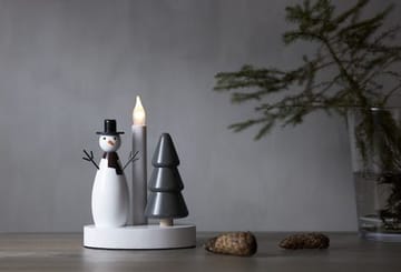 Christmas Joy Ljusstake 16 cm - vit - Inredning - Julpynt & helgdekoration - Julpynt & juldekoration