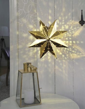 Classic Julstjärna 28 cm - mässing - Inredning - Julpynt & helgdekoration - Julpynt & juldekoration