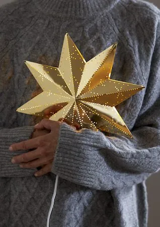 Classic Julstjärna 28 cm - mässing - Inredning - Julpynt & helgdekoration - Julpynt & juldekoration