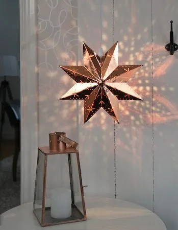 Classic Liten Adventsstjärna 28 cm - Jullampa i Metall - Koppar - Inredning - Julpynt & helgdekoration - Julpynt & juldekoration