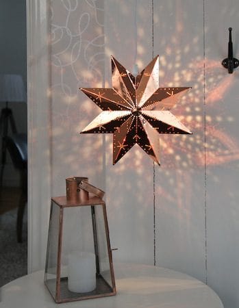 Classic Liten Adventsstjärna 28 cm - Jullampa i Metall - Koppar - Inredning - Julpynt & helgdekoration - Julpynt & juldekoration