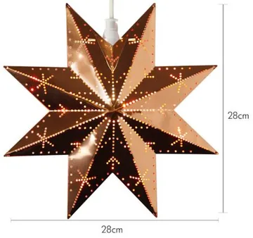Classic Liten Adventsstjärna 28 cm - Jullampa i Metall - Koppar - Inredning - Julpynt & helgdekoration - Julpynt & juldekoration