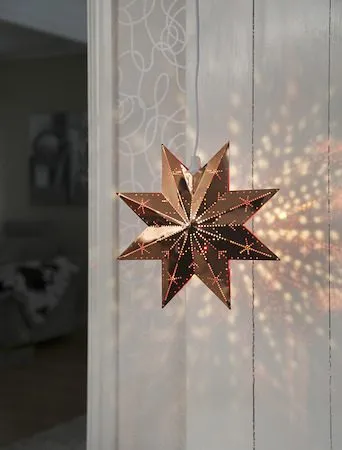 Classic Liten Adventsstjärna 28 cm - Jullampa i Metall - Koppar - Inredning - Julpynt & helgdekoration - Julpynt & juldekoration