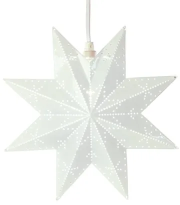 Classic Liten Adventsstjärna 28 cm - Jullampa i metall - Vit - Inredning - Julpynt & helgdekoration - Julpynt & juldekoration