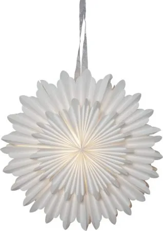 Crystal Pappersstjärna 50 cm - vit - Inredning - Julpynt & helgdekoration - Julpynt & juldekoration