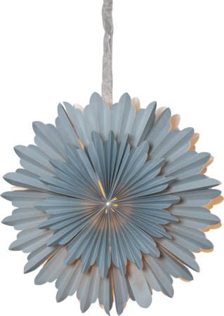 Crystal Pappersstjärna 50 cm - isblå - Inredning - Julpynt & helgdekoration - Julpynt & juldekoration