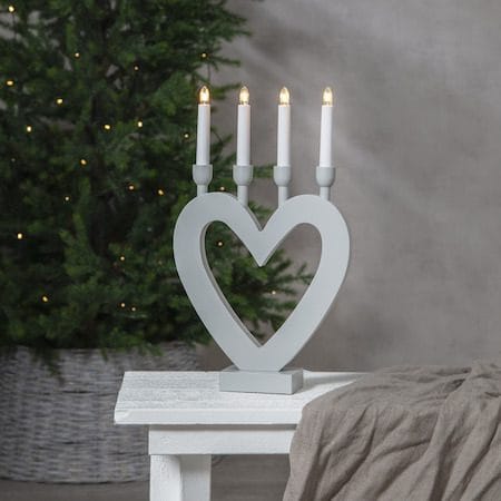 Dala Ljusstake 27 cm - grå - Inredning - Julpynt & helgdekoration - Julpynt & juldekoration