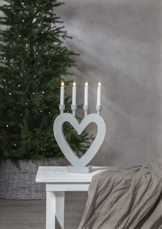 Dala Ljusstake 27 cm - grå - Inredning - Julpynt & helgdekoration - Julpynt & juldekoration