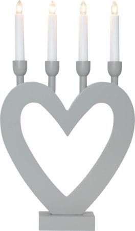 Dala Ljusstake 27 cm - grå - Inredning - Julpynt & helgdekoration - Julpynt & juldekoration