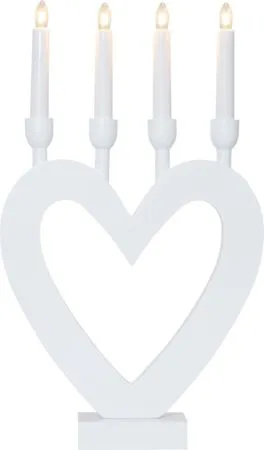 Dala Ljusstake 27 cm, vit