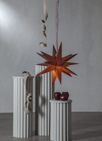 December Pappersstjärna 55 cm - brun - Inredning - Julpynt & helgdekoration - Julpynt & juldekoration