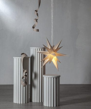 December Pappersstjärna 55 cm - beige - Inredning - Julpynt & helgdekoration - Julpynt & juldekoration