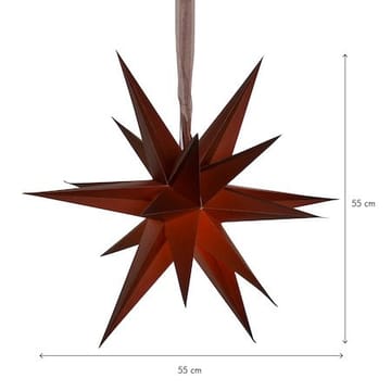 December Pappersstjärna 55 cm - brun - Inredning - Julpynt & helgdekoration - Julpynt & juldekoration