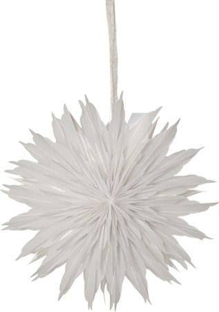 Dis Pappersstjärna 40 cm - Hängande jullampa - Vit - Inredning - Julpynt & helgdekoration - Julpynt & juldekoration