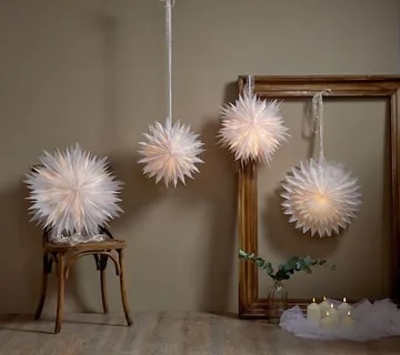 Dis Pappersstjärna 45 cm - vit - Inredning - Julpynt & helgdekoration - Julpynt & juldekoration
