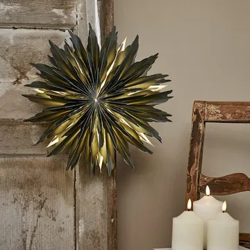 Dis Pappersstjärna 40 cm - grön - Inredning - Julpynt & helgdekoration - Julpynt & juldekoration