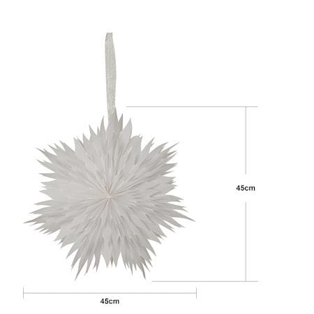 Dis Pappersstjärna 45 cm - vit - Inredning - Julpynt & helgdekoration - Julpynt & juldekoration
