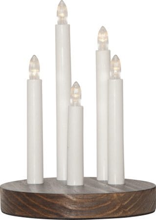 Doris Ljusstake 17.5 cm - brun - Inredning - Julpynt & helgdekoration - Julpynt & juldekoration