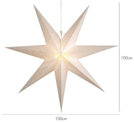 Dot Pappersstjärna 100 cm - vit - Inredning - Julpynt & helgdekoration - Julpynt & juldekoration