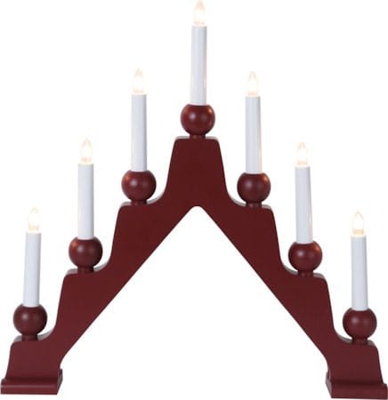 Emma Ljusstake 45 cm - röd - Inredning - Julpynt & helgdekoration - Julpynt & juldekoration