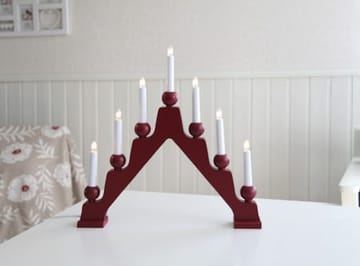 Emma Ljusstake 45 cm - röd - Inredning - Julpynt & helgdekoration - Julpynt & juldekoration