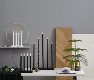 Glory Adventsljusstake 42 cm - Ljusstake i Metall - Vit - Inredning - Julpynt & helgdekoration - Julpynt & juldekoration