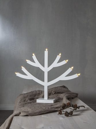 Grene Ljusstake 64 cm - vit - Inredning - Julpynt & helgdekoration - Julpynt & juldekoration