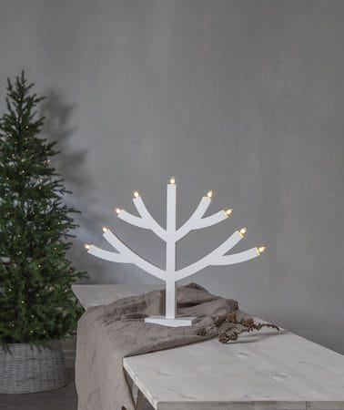 Grene Ljusstake 64 cm - vit - Inredning - Julpynt & helgdekoration - Julpynt & juldekoration