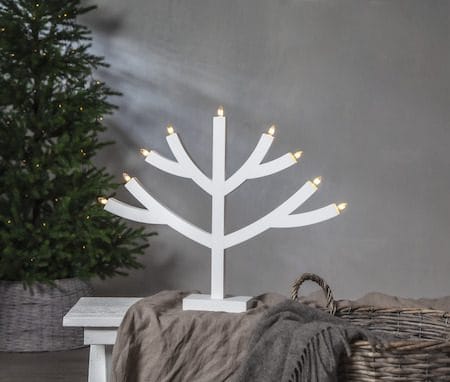 Grene Ljusstake 64 cm - vit - Inredning - Julpynt & helgdekoration - Julpynt & juldekoration
