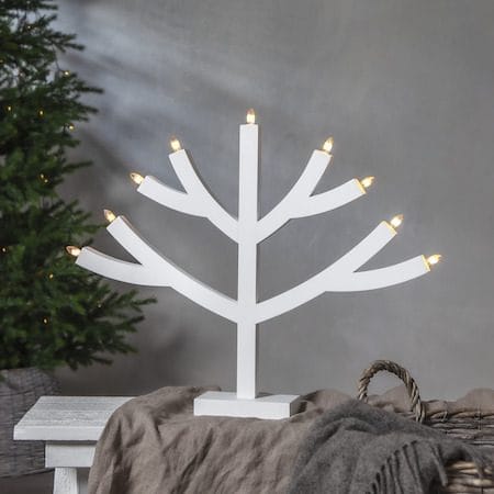 Grene Ljusstake 64 cm - vit - Inredning - Julpynt & helgdekoration - Julpynt & juldekoration