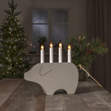 Gry Ljusstake 28.5 cm - beige - Inredning - Julpynt & helgdekoration - Julpynt & juldekoration