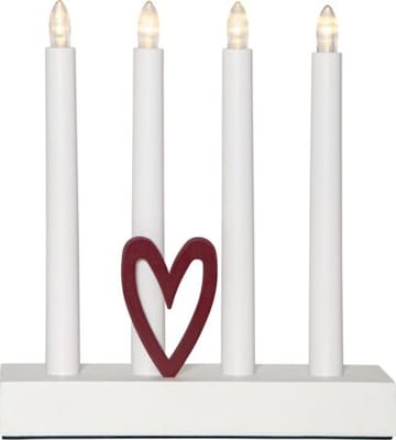 Hilma Ljusstake 22 cm - vit - Inredning - Julpynt & helgdekoration - Julpynt & juldekoration