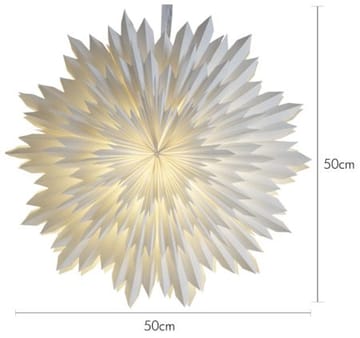 Ice Pappersstjärna 50 cm - vit - Inredning - Julpynt & helgdekoration - Julpynt & juldekoration