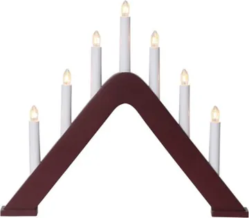 Jarve Ljusstake 41 cm - röd - Inredning - Julpynt & helgdekoration - Julpynt & juldekoration