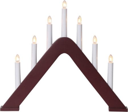 Jarve Ljusstake 41 cm - röd - Inredning - Julpynt & helgdekoration - Julpynt & juldekoration