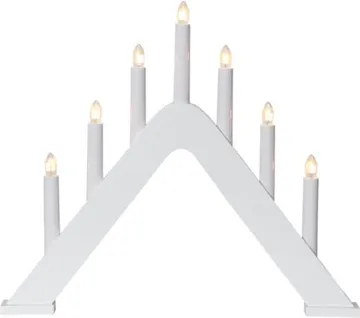 Jarve Ljusstake 41 cm - vit - Inredning - Julpynt & helgdekoration - Julpynt & juldekoration